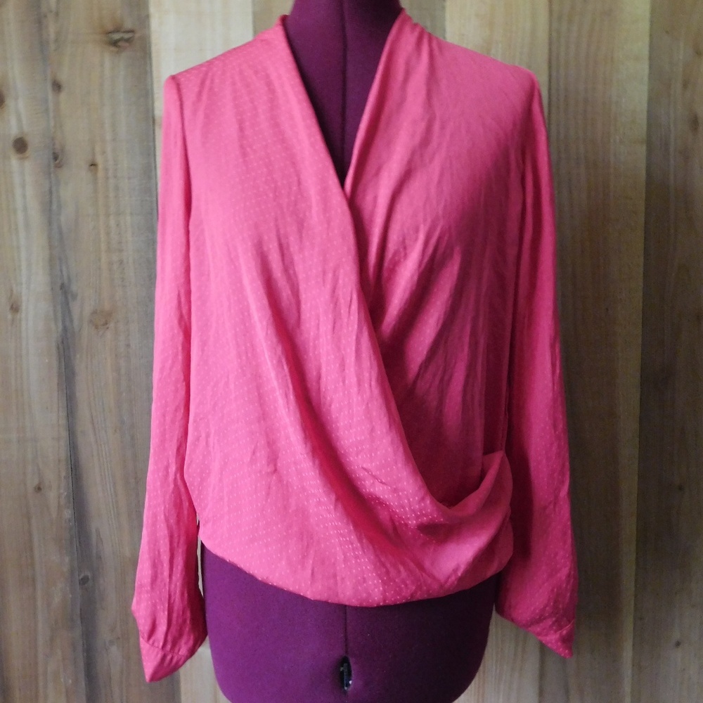 Forever21 swiss dot blouse